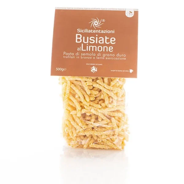 Busiate Trapanesi corte al limone