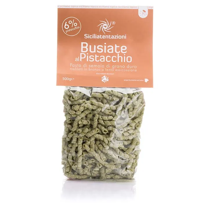 Busiate corte al Pistacchio