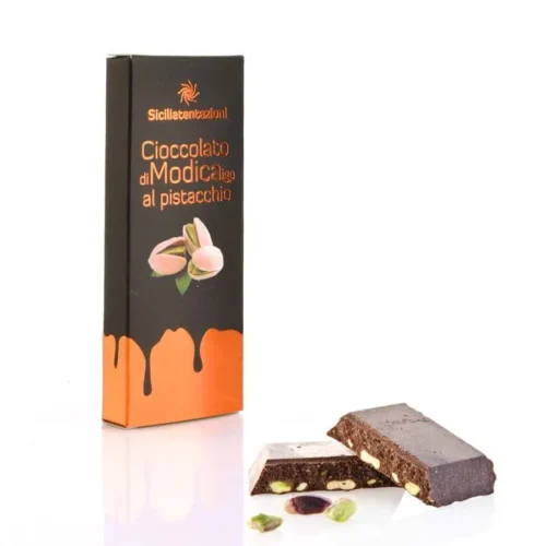 Cioccolato di Modica IGP al pistacchio
