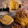 Colomba farcita e glassata alle mandorle