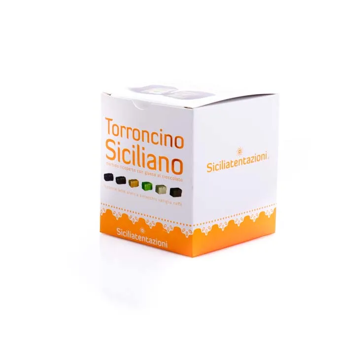 Scatola torroncini assortiti cubo(6 gusti)