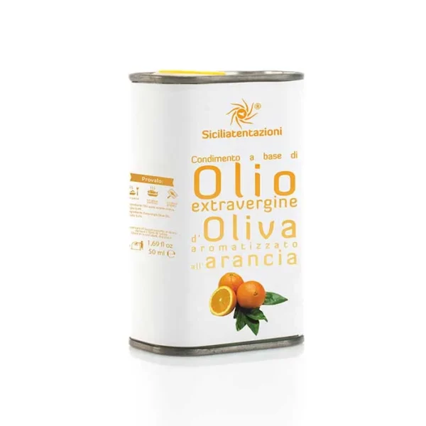 Olio aromatizzato all'Arancia in latta