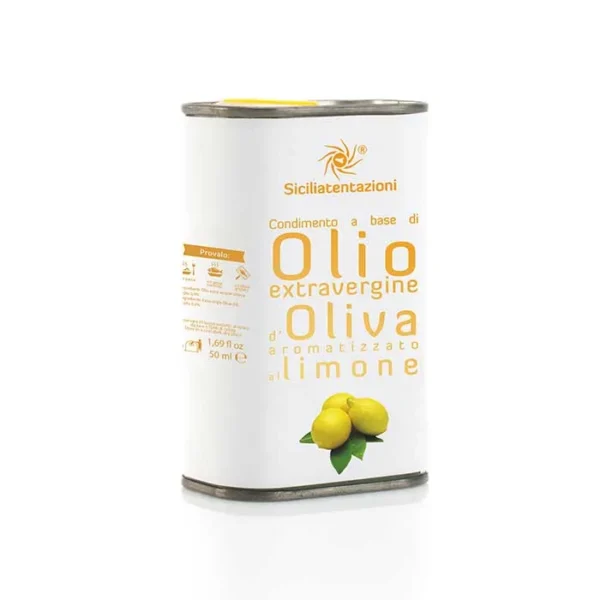 Olio aromatizzato al Limone in latta