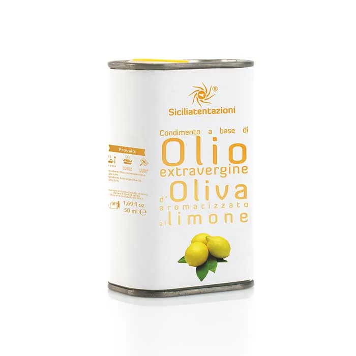 Olio aromatizzato al Limone in latta
