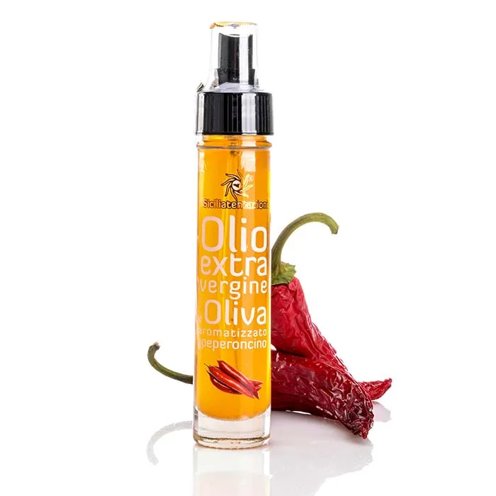 Olio aromatizzato al Peperoncino spray