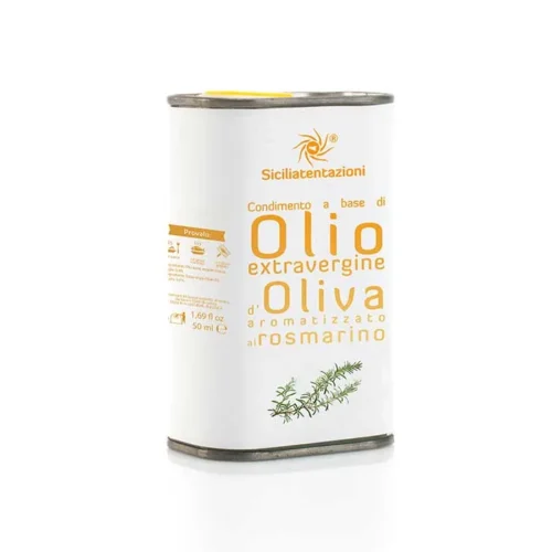 Olio aromatizzato al Rosmarino in latta