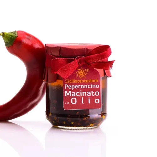 Peperoncino macinato in olio
